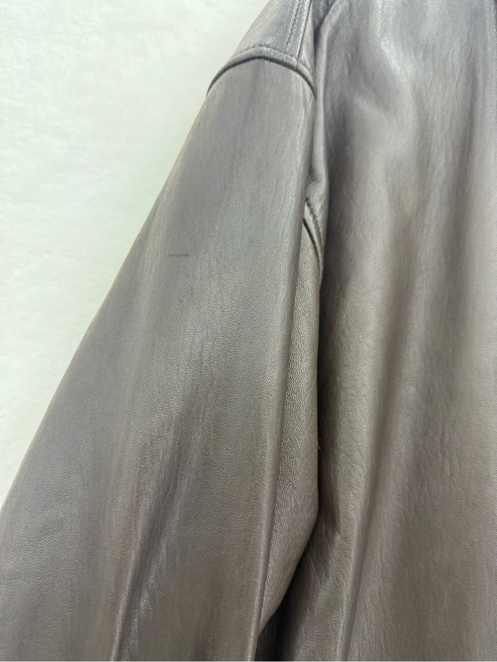 Vintage 90’s Polo Ralph Lauren (2XL) Dark Brown Soft 100% Leather Jacket